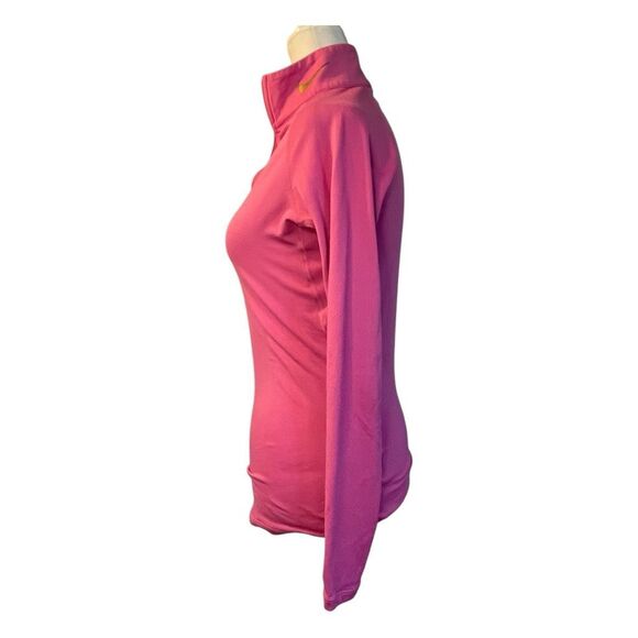 Nike Pro Combat Dri-FIT Swift Element 1/2-Zip Running Top Hot Pink Pull-Over XS - Picture 4 of 8